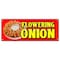 Signmission FLOWERING ONION BANNER SIGN deep fried batter sauce flower rings B-Flowering Onion - alternate 1